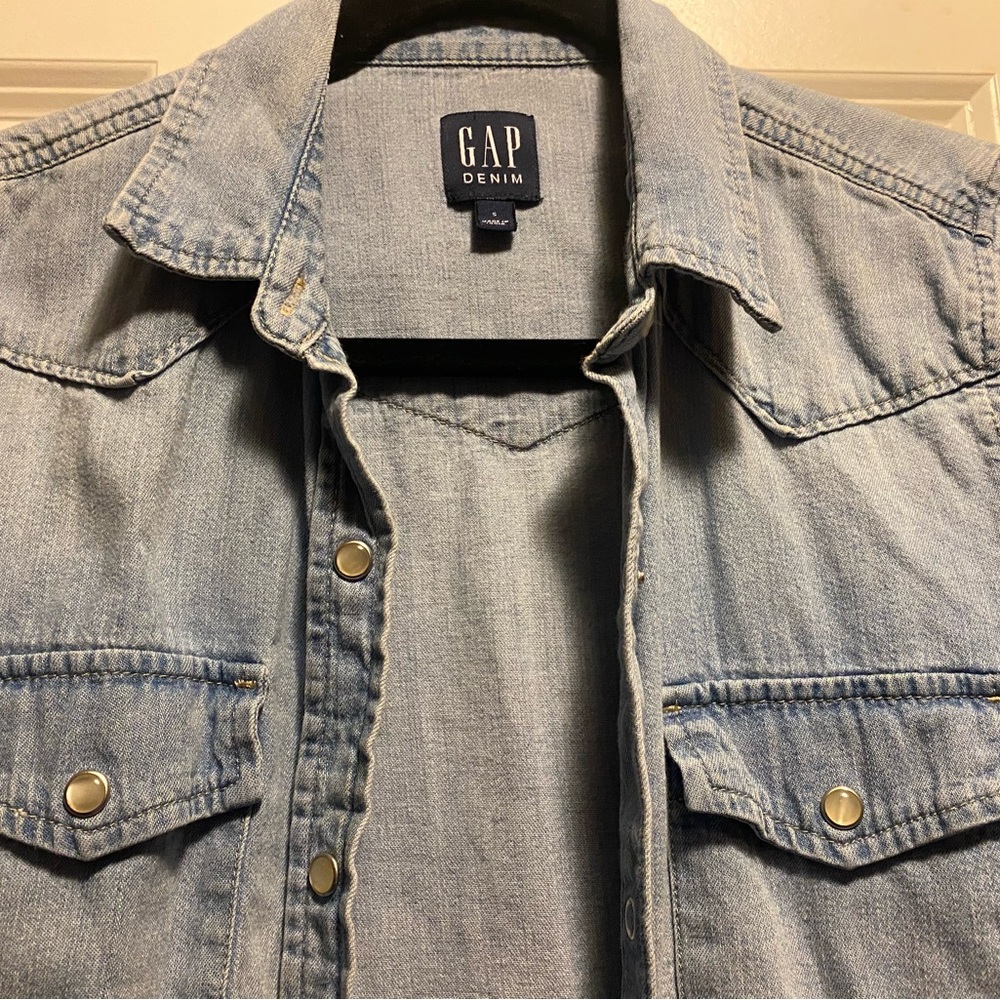 GAP Denim Light Blue Jacket